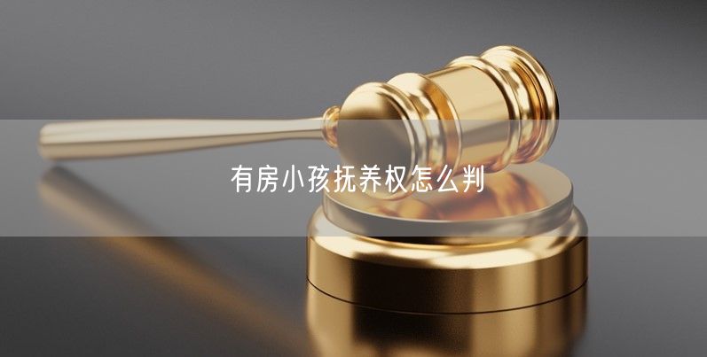 有房小孩撫養權怎么判