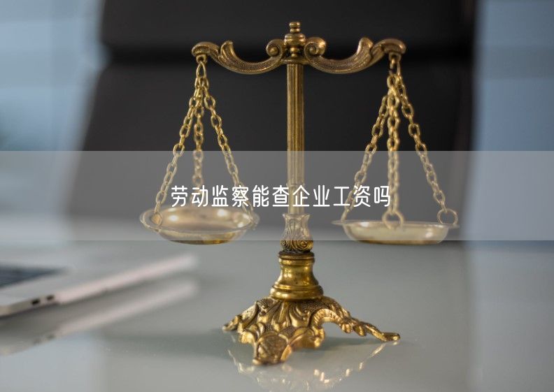 勞動監(jiān)察能查企業(yè)工資嗎