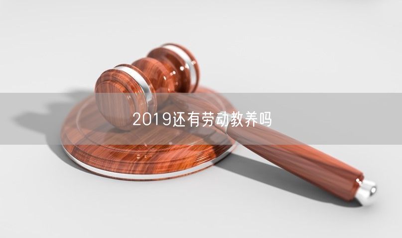 2019還有勞動教養嗎