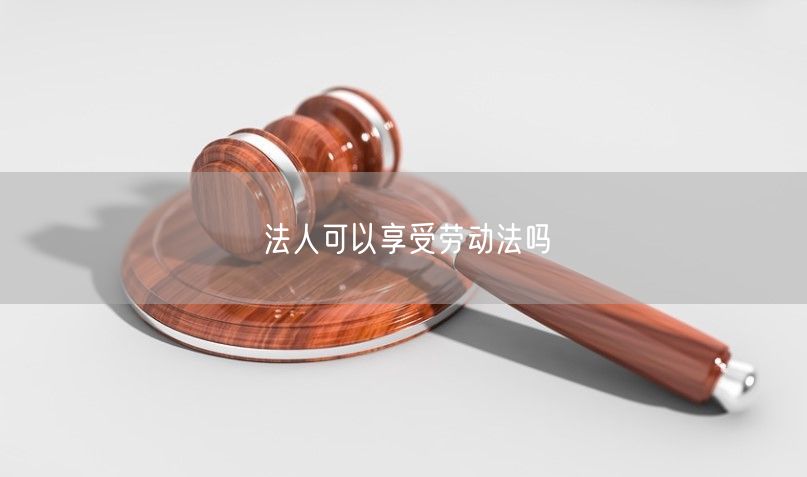 法人可以享受勞動法嗎